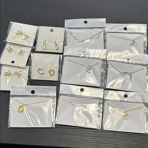 Elegant Gold and Silver Jewelry Set